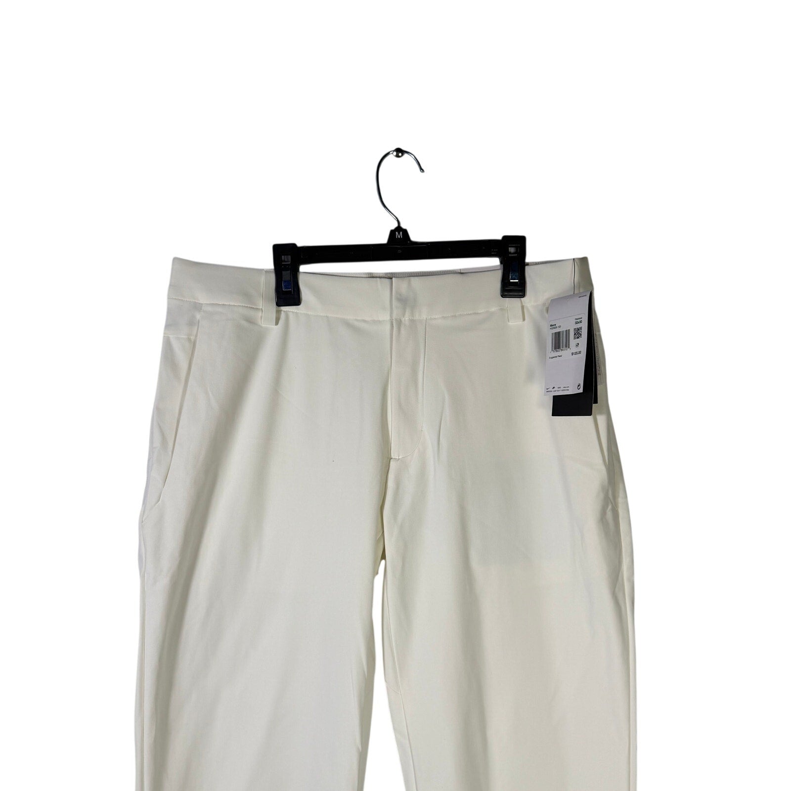 Nike Dri-FIT 24.7 Slim Fit 5-Pocket Training Pants Men's 32x30 White NWT