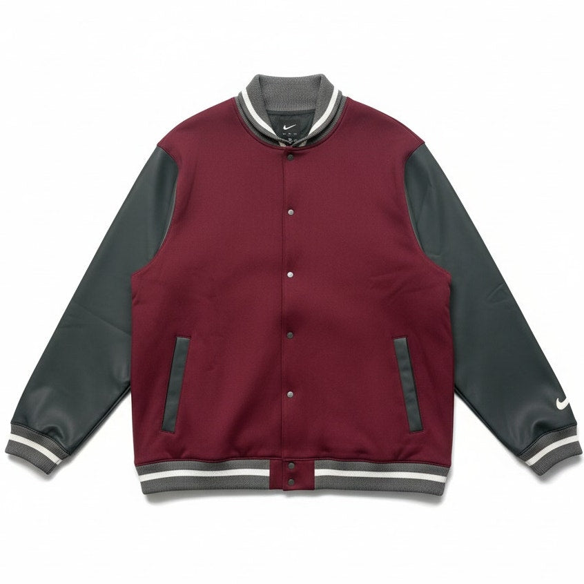 NWT Nike Men's XXL Team Dark Maroon Letterman Jacket DJ59771-669