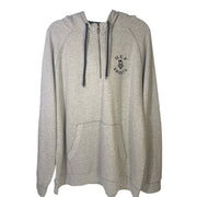 Gray Colosseum UCF Knights men's XXL quarter-zip pullover hoodie with tags, featuring team logo and comfortable fit.