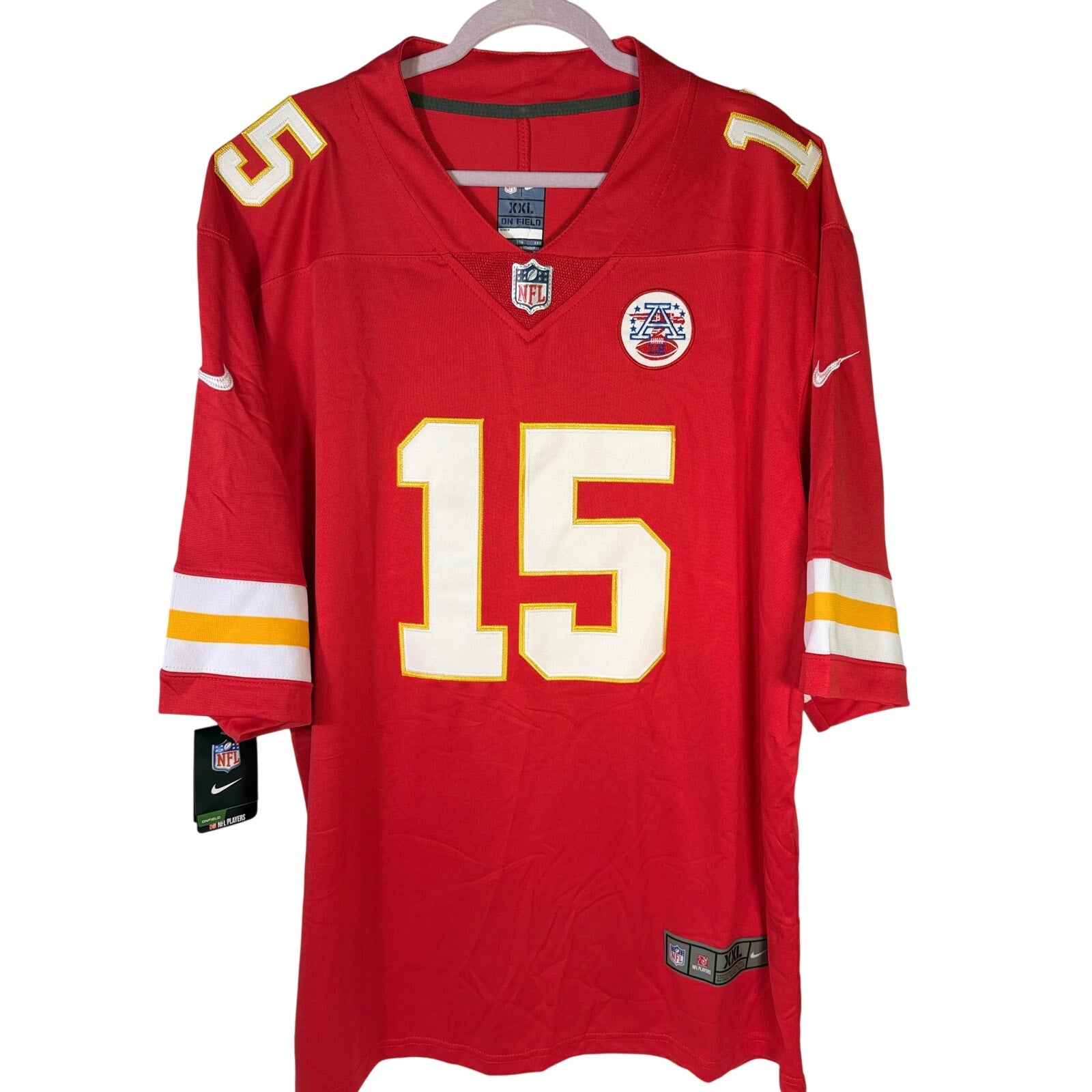 Nike NFL Kansas City Chiefs Patrick Mahomes #15 On Field Jersey – Men's Size XXL