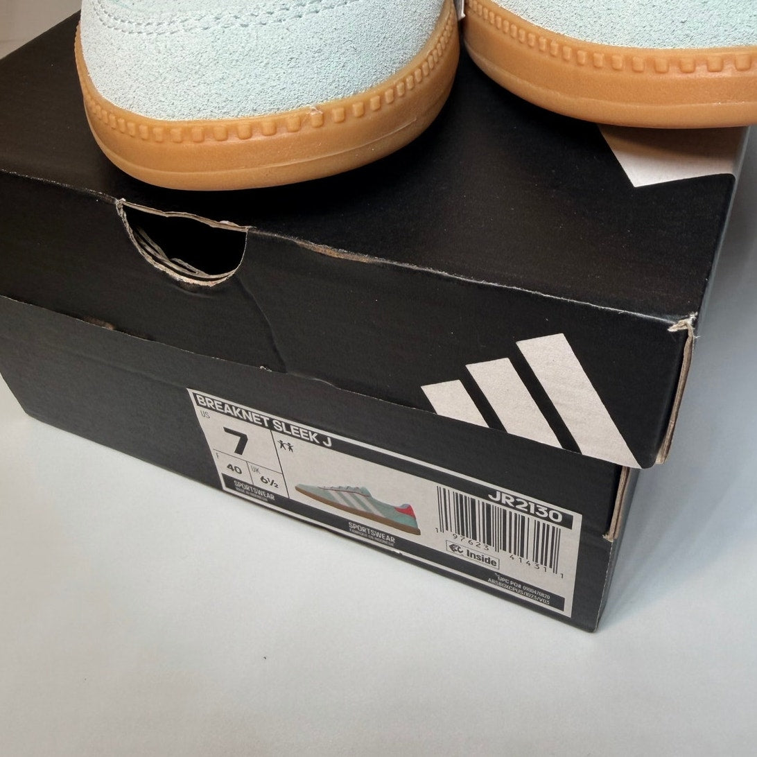 Adidas Breaknet Sleek Shoes – Mint / Pink – Women’s Size 7 – New