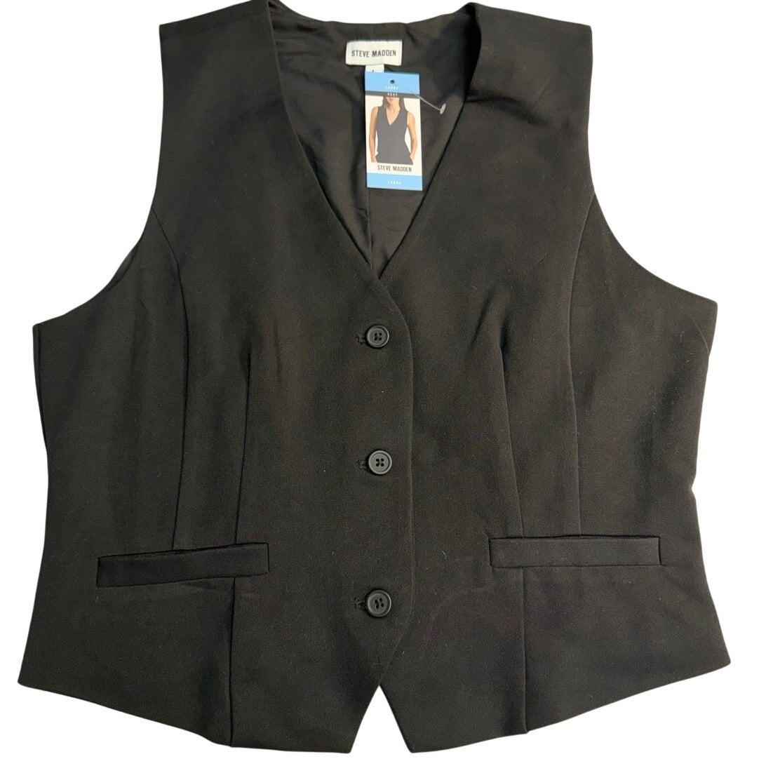 Steve Madden Women’s Vest – Size Large – NWT (New With Tags)