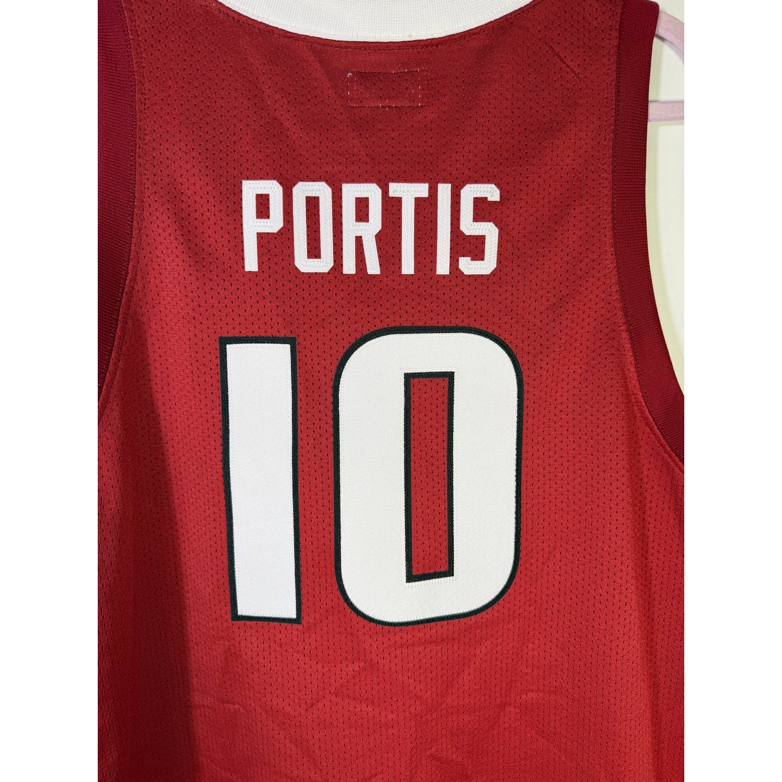 Retro Brand Arkansas Razorbacks #10 Basketball Jersey Red Men's Large NWT