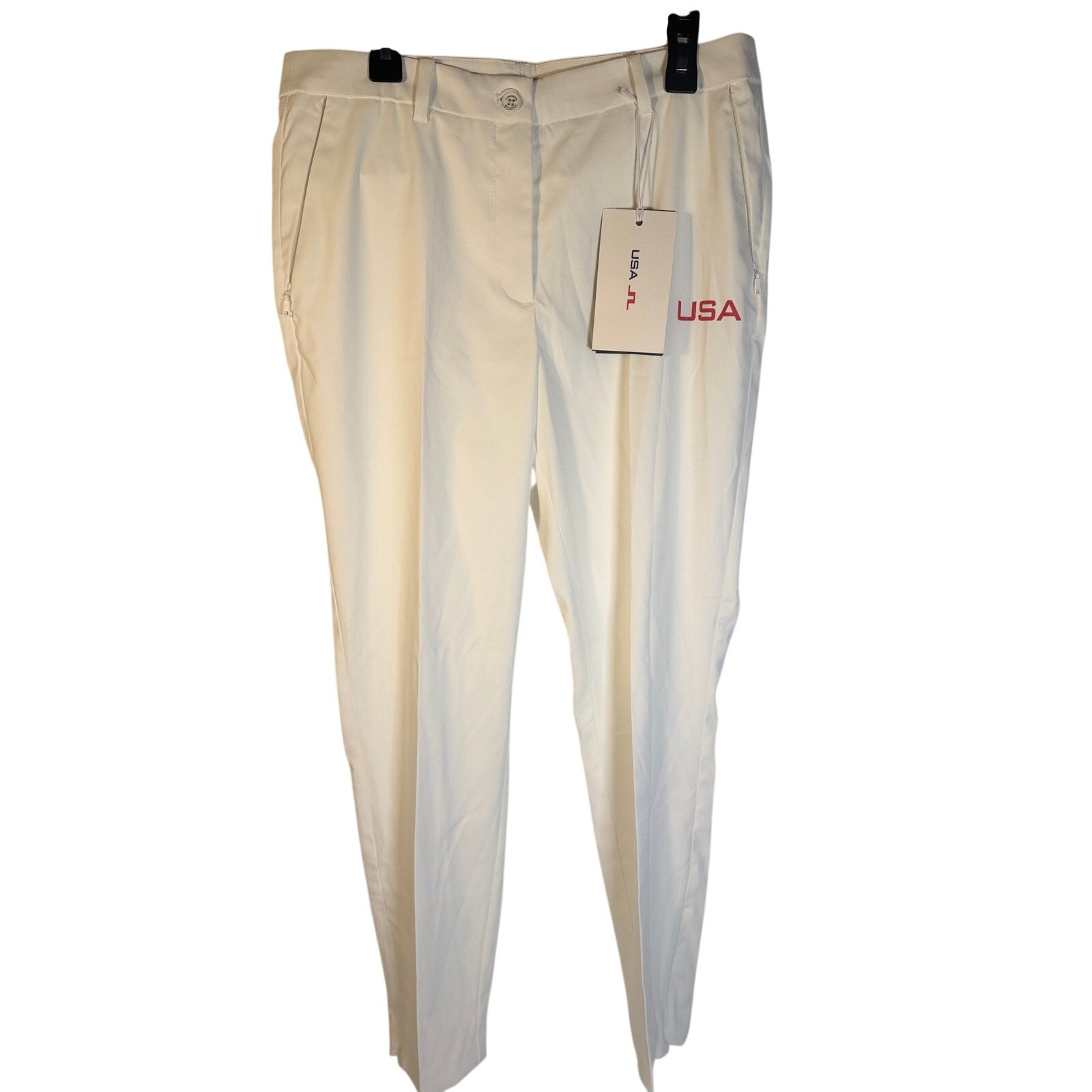 J.Lindeberg USA Golf Pants – Men's White – Size 28 – New with Tags