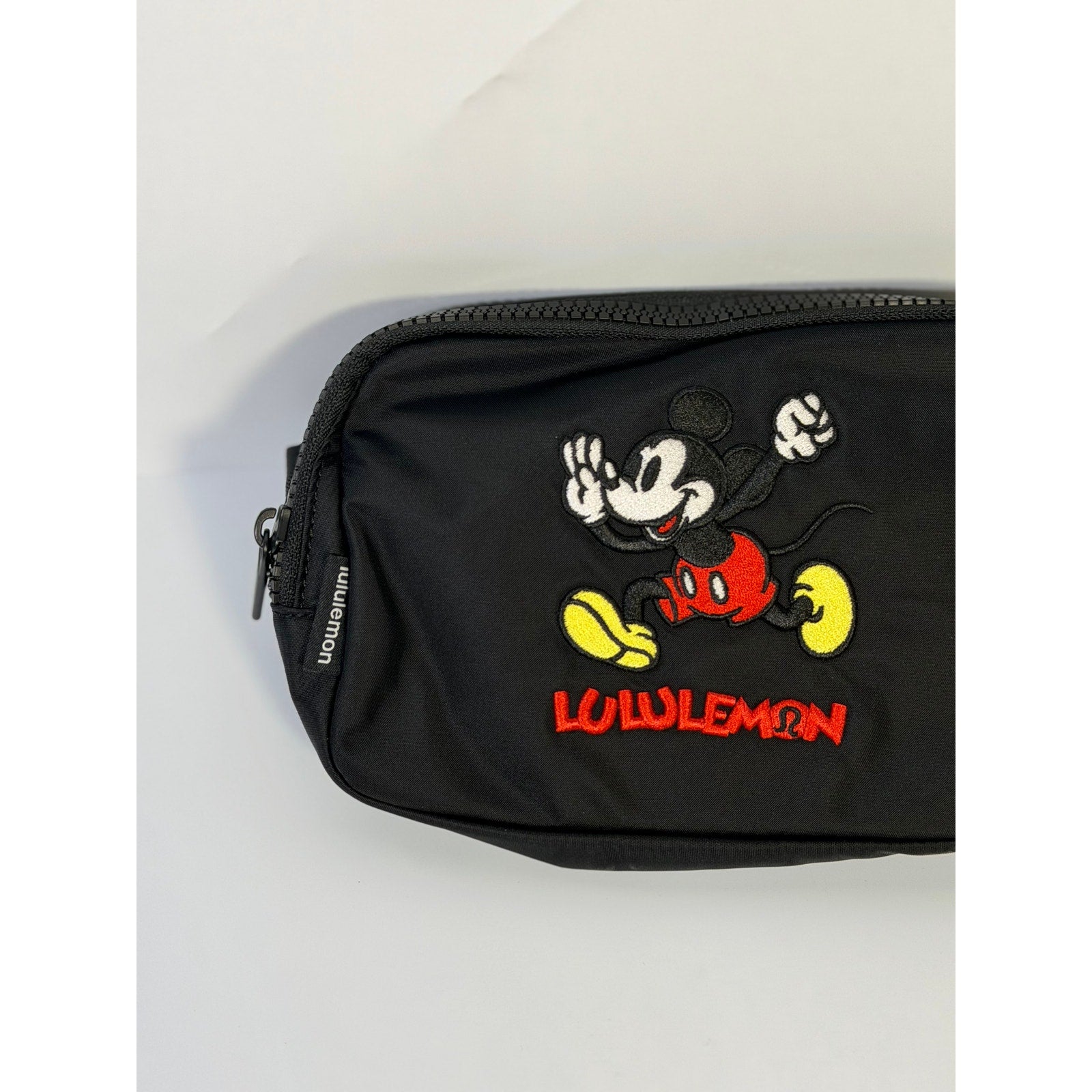 Lululemon x Disney Mickey Mouse Everywhere Belt Bag Black Embroidered NWT