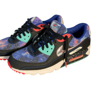 Nike Air Max 90 QS Galaxy Space Theme Sneakers Men's US 11.5
