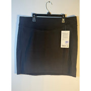 Lululemon Scuba HR Mini Skirt Black Women's XL Fleece Above Knee Athletic Casual