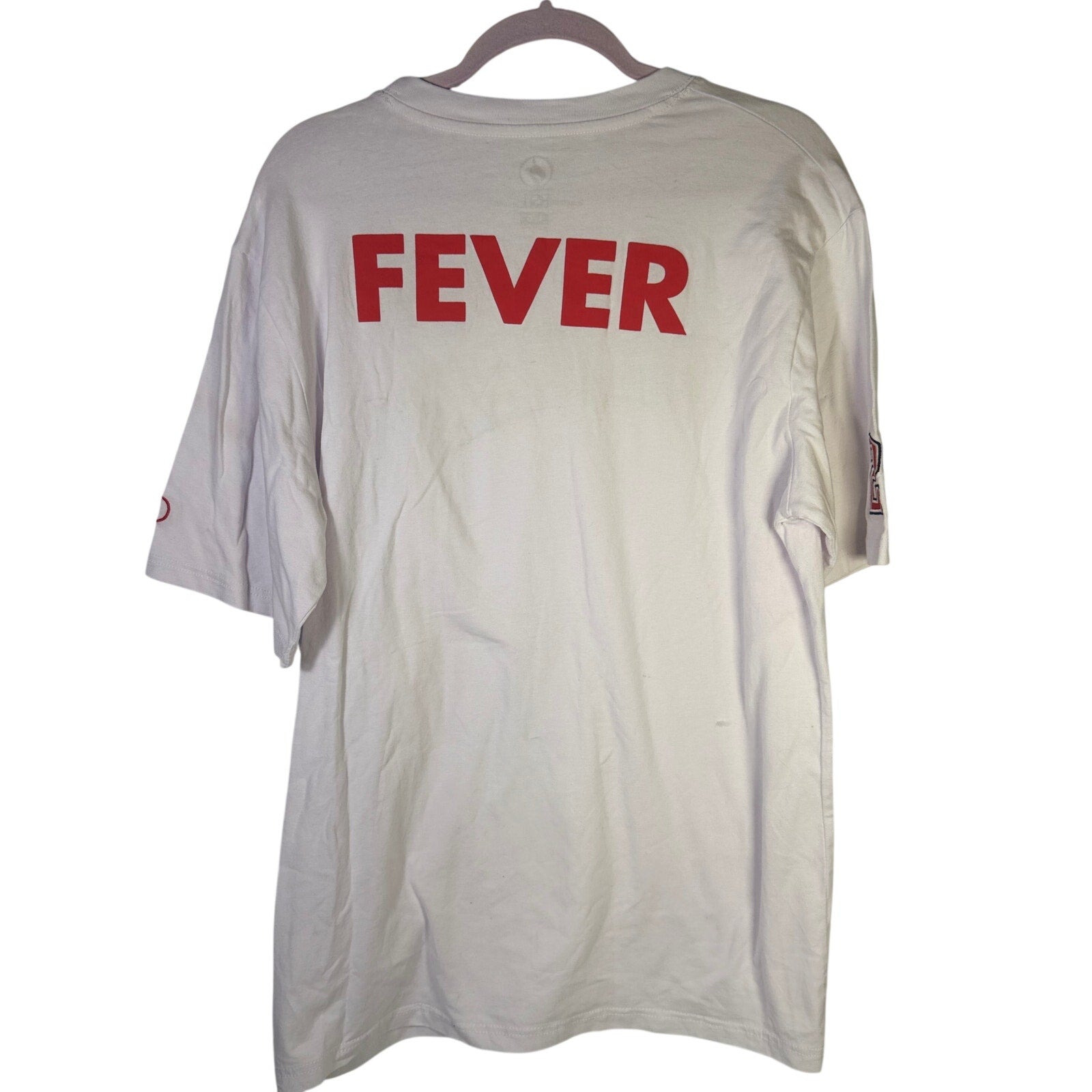 FISLL Indiana Fever Caitlin Clark T-Shirt White Size L NWT