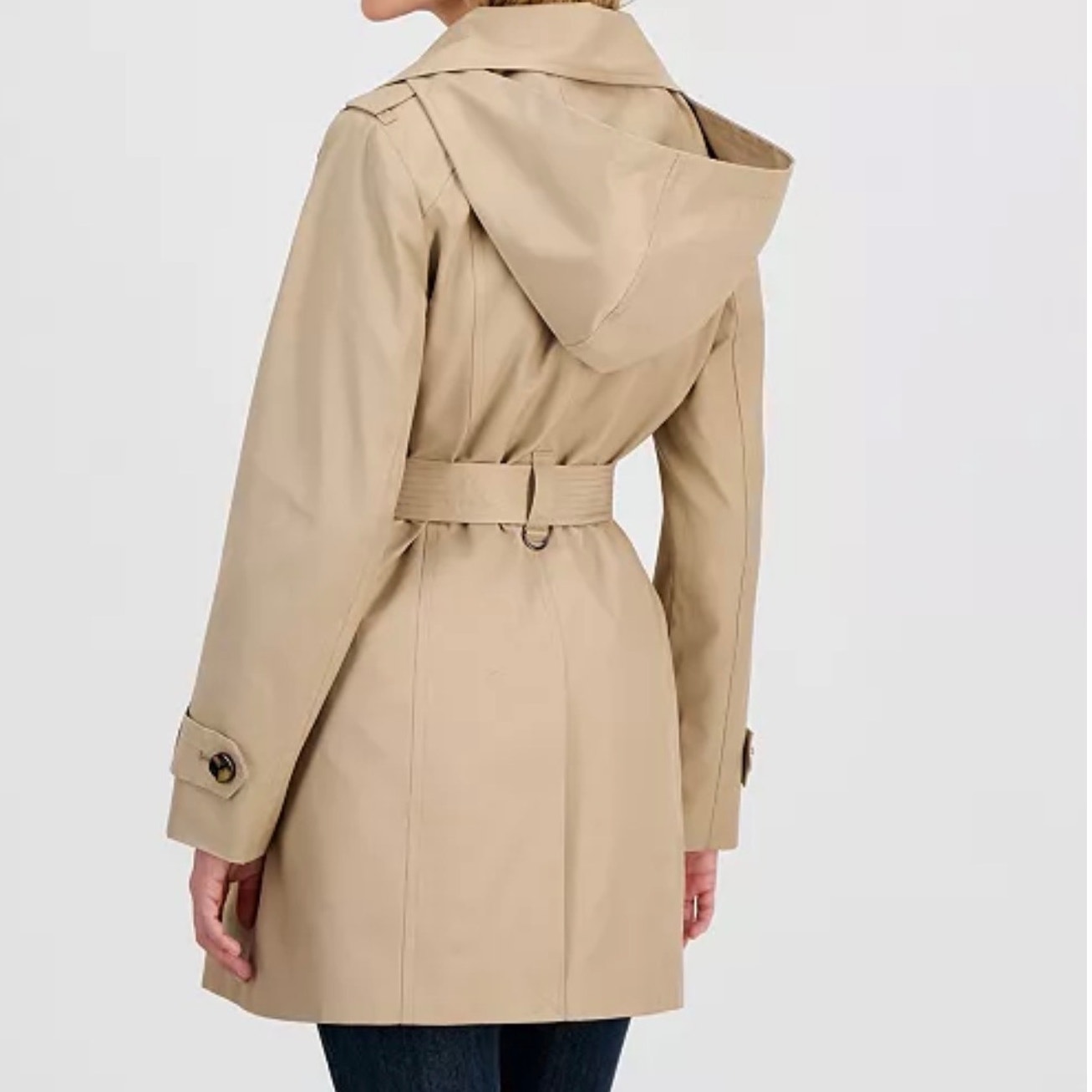 Classic London Fog Women’s Double Lapel Trench Coat – Size Large – NWT