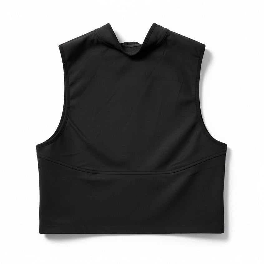 Bad Birdie Women’s Softshell Golf Vest Medium | Mild Crop Mock Neck NWT