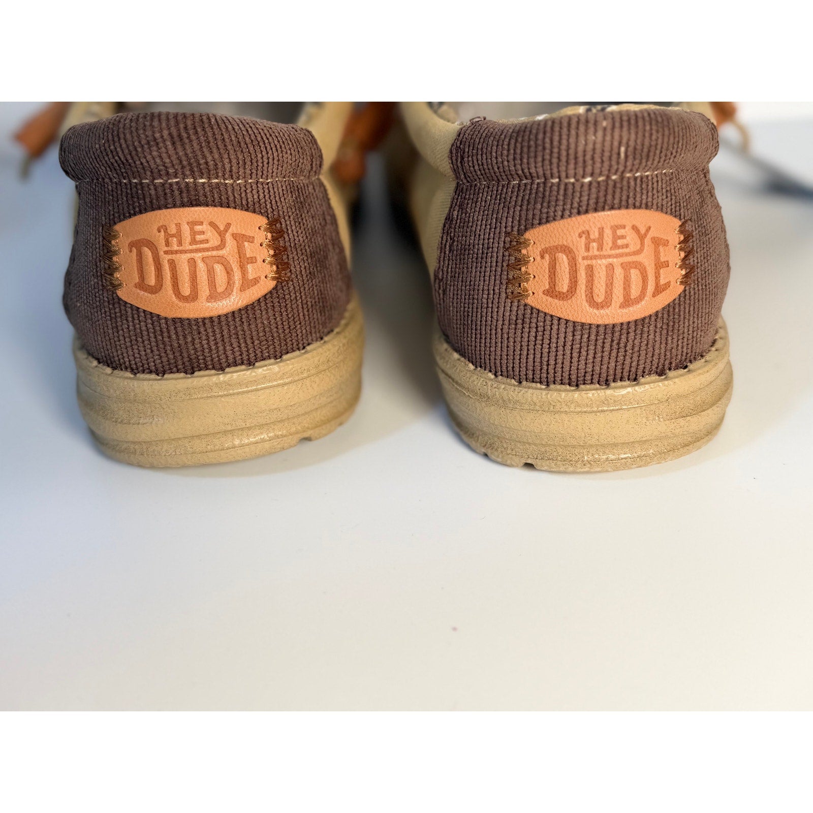 Hey Dude Wally Workwear Shoes Tan US Men's 8 / Women's 10 Lightweight