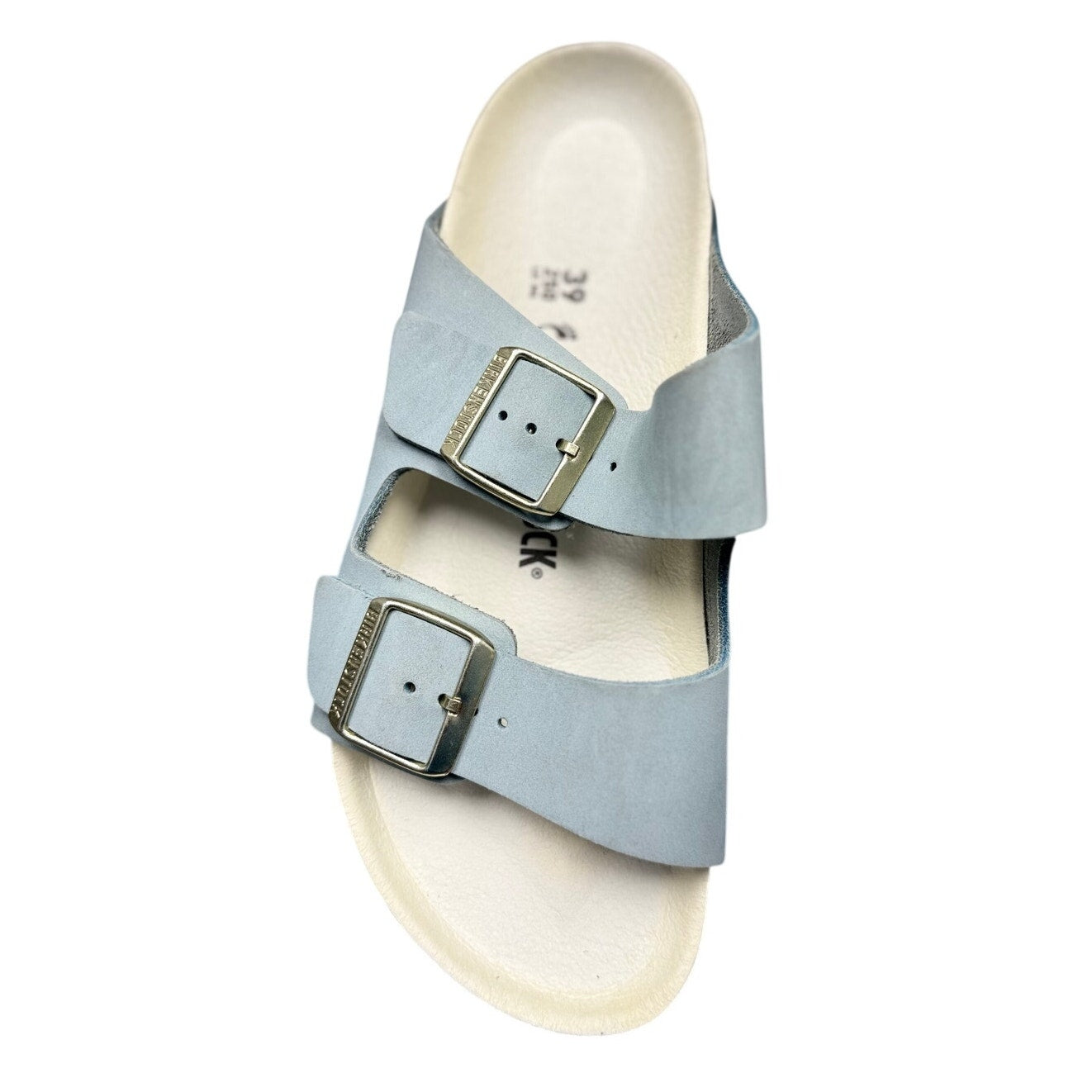 Birkenstock New Women's Arizona Sandal Sky Blue Nubuck | 39 EU