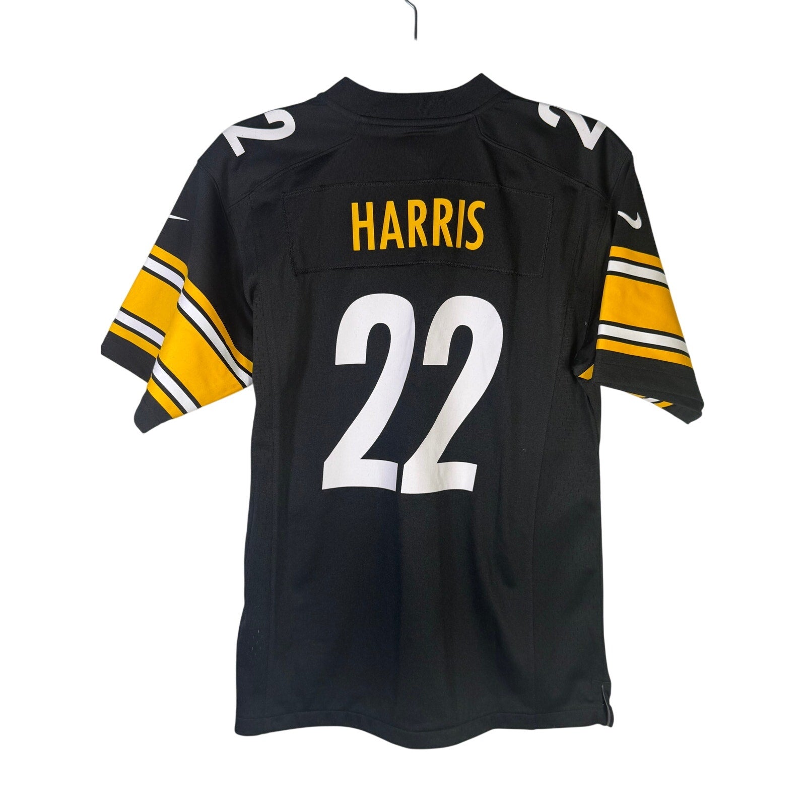 Nike Pittsburgh Steelers #22 Youth NFL On Field Game Jersey Black Size L (14/16)