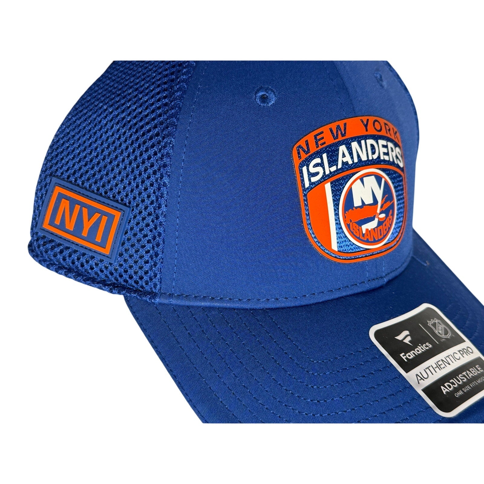 Fanatics New York Islanders Authentic Pro Adjustable Mesh Hat – Blue – NWT
