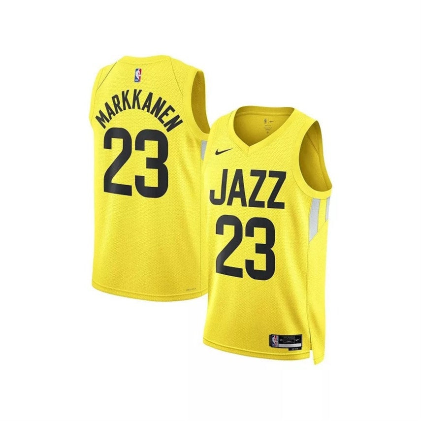 Lauri Markkanen (Large) Gold Utah Jazz Swingman Jersey - Association Edition