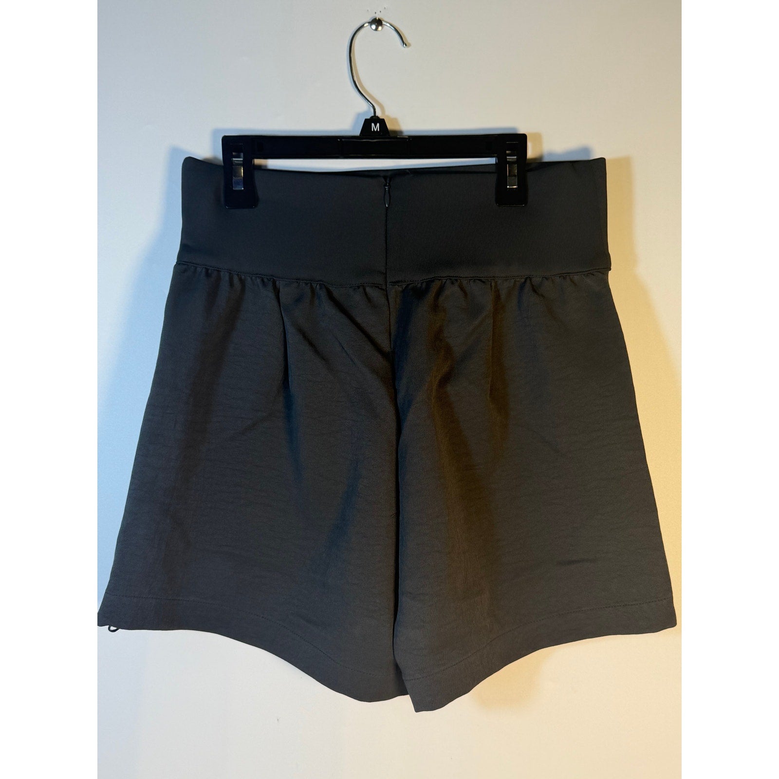 Nike Dri-FIT Flex Bliss Luxe Shorts Women's Medium Gray High Rise Running NWT