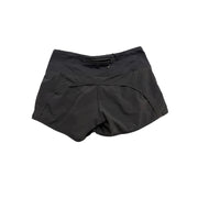 Alyssa Women’s Black Athletic Running Shorts Size 2 Zip Back Pocket