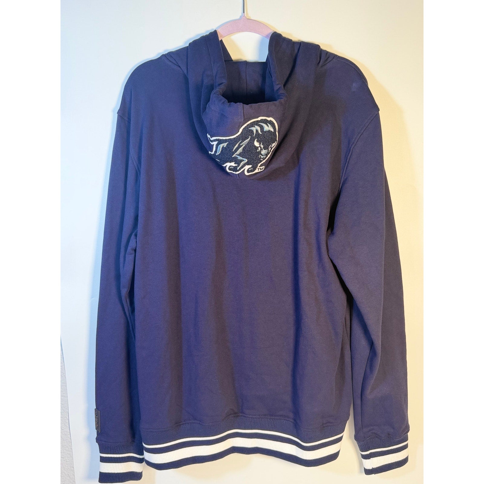 Campus Crew Howard University Bison Pullover Hoodie Men's Large Navy NWT