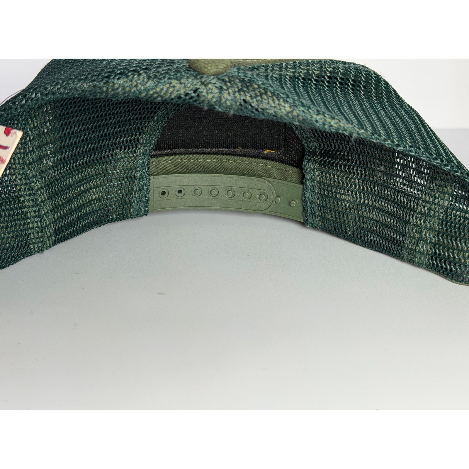 Old Row Olive Green Rope Trucker Snapback Hat Adjustable Cap NWT One Size
