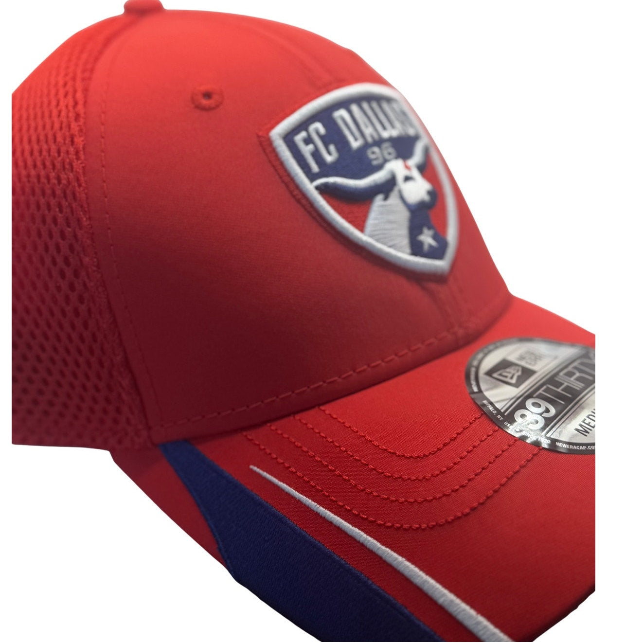New Era FC Dallas 39THIRTY Stretch Fit Hat Red Medium-Large MLS
