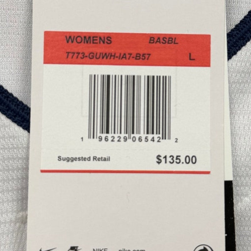 Nike Women’s Cleveland Guardians Shane Bieber #57 Cool Base Jersey – White – Size L