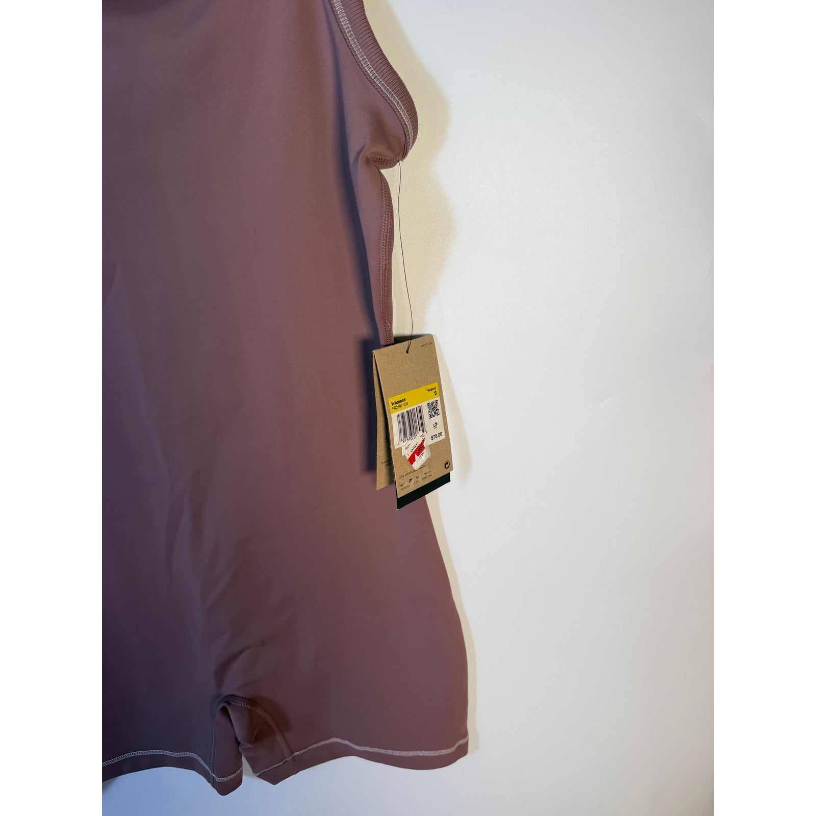 Nike Women's Training One Piece Bodysuit Romper Mauve Size S NWT