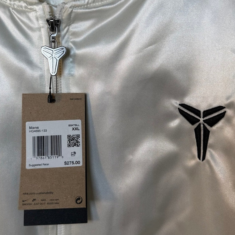 Nike Kobe Year of the Mamba Insulated Jacket White – Men’s XXL – NEW