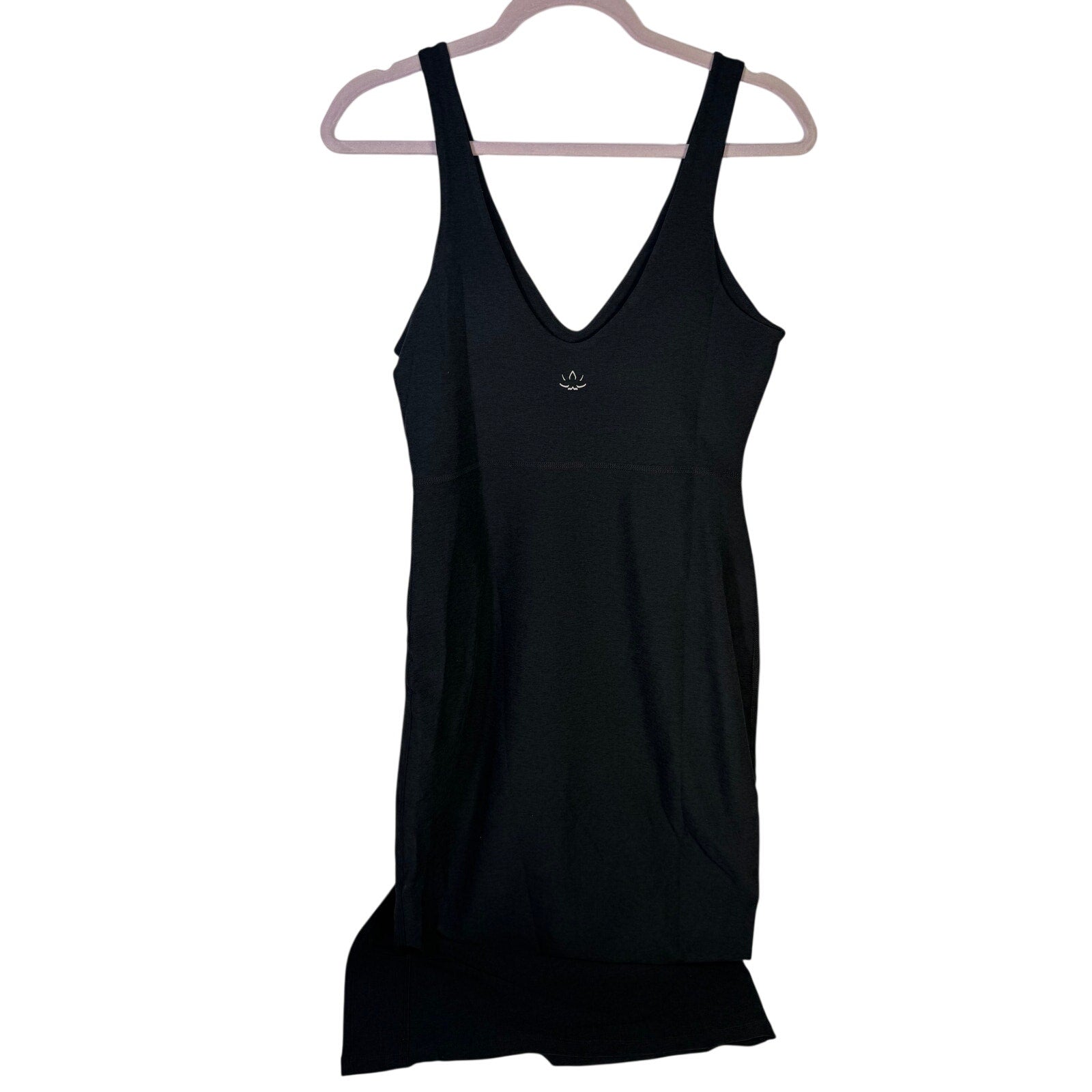 Beyond Yoga Spacedye Inspire Midi Dress Women’s Size Medium Black
