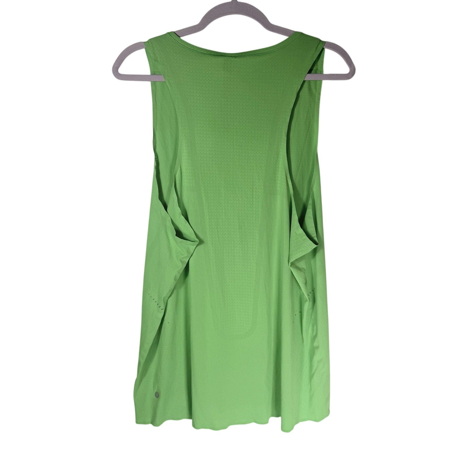 Lululemon Women’s Open-Back Athletic Tank Top Lime Green Size XL