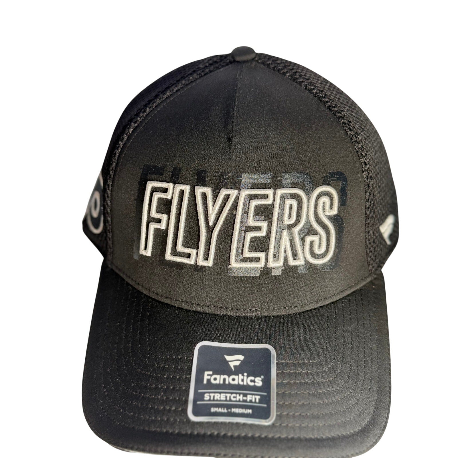 Fanatics Philadelphia Flyers Authentic Pro Stretch Fit Hat Black S/M NWT