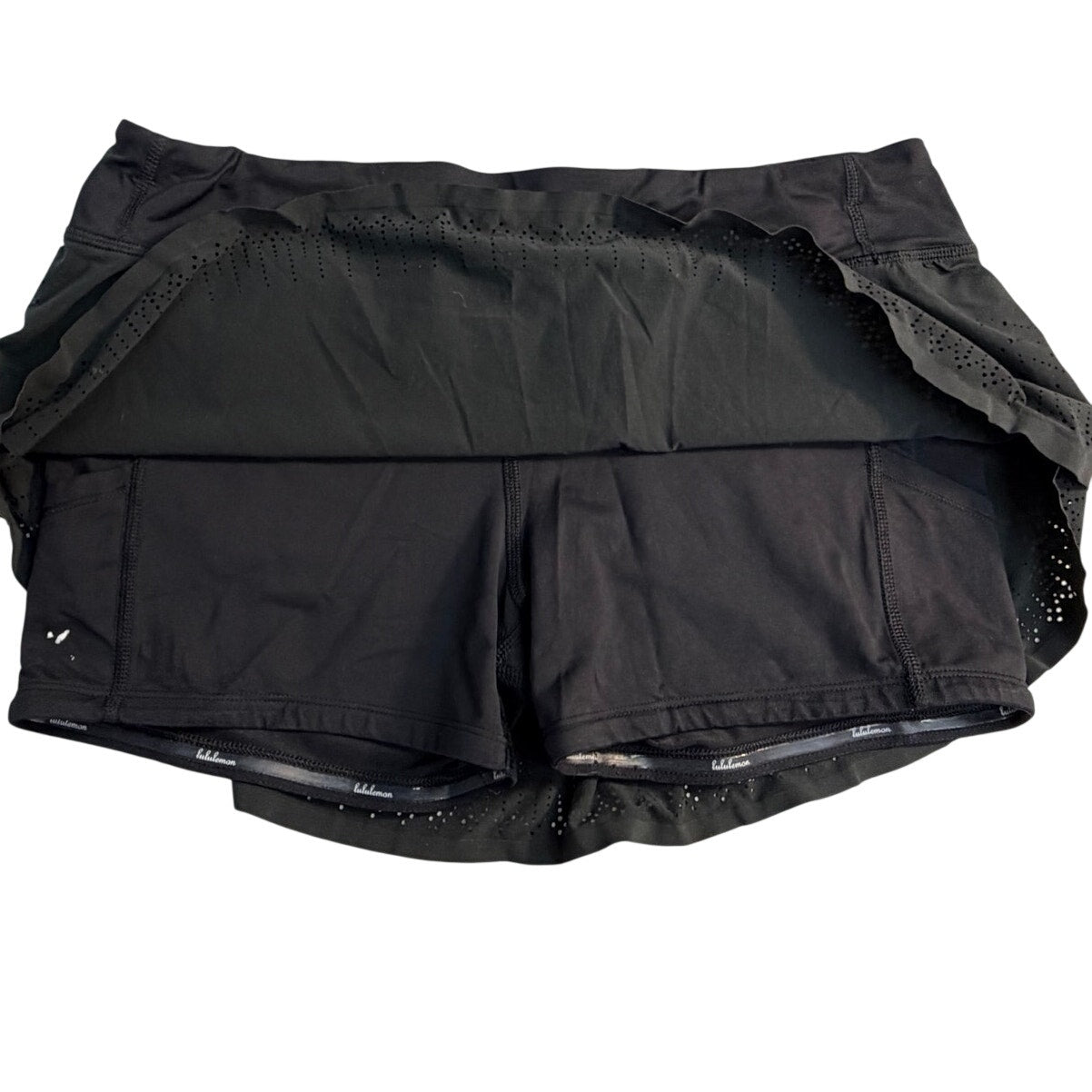 Lululemon Women’s Black Skirt w/ Built-In Shorts Size 8 Athletic
