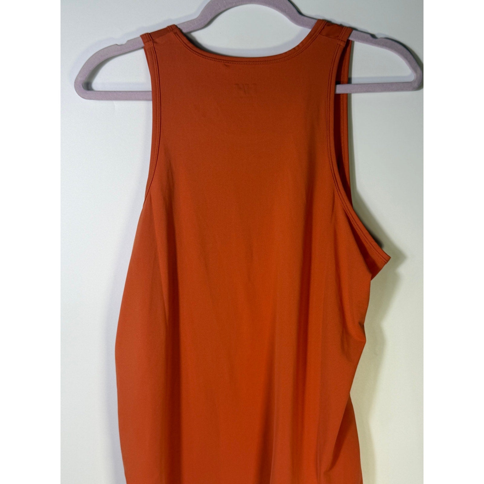 Helly Hansen Women's Active Tank Top XL Orange Sleeveless Drawstring Hem New