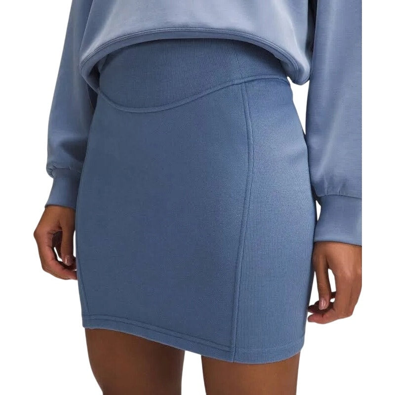 Lululemon Women's Softstreme High-Rise Mini Skirt Blue Athletic Casual
