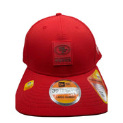 San Francisco 49ers NFL New Era 39THIRTY Red Stretch Fit Hat L/XL NWT