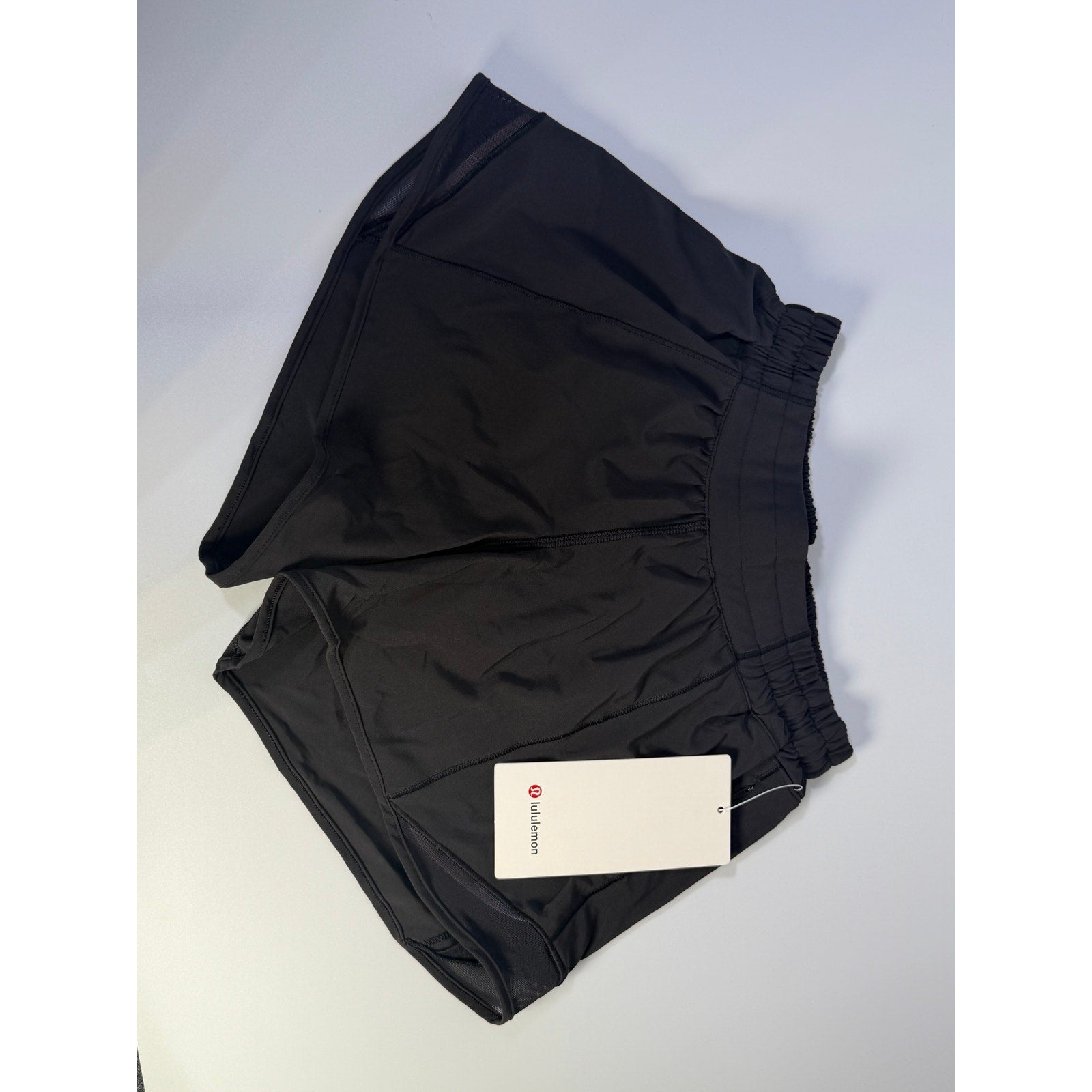 Lululemon Hotty Hot Low Rise Lined Shorts 4" Black Women's Size 4 NWT