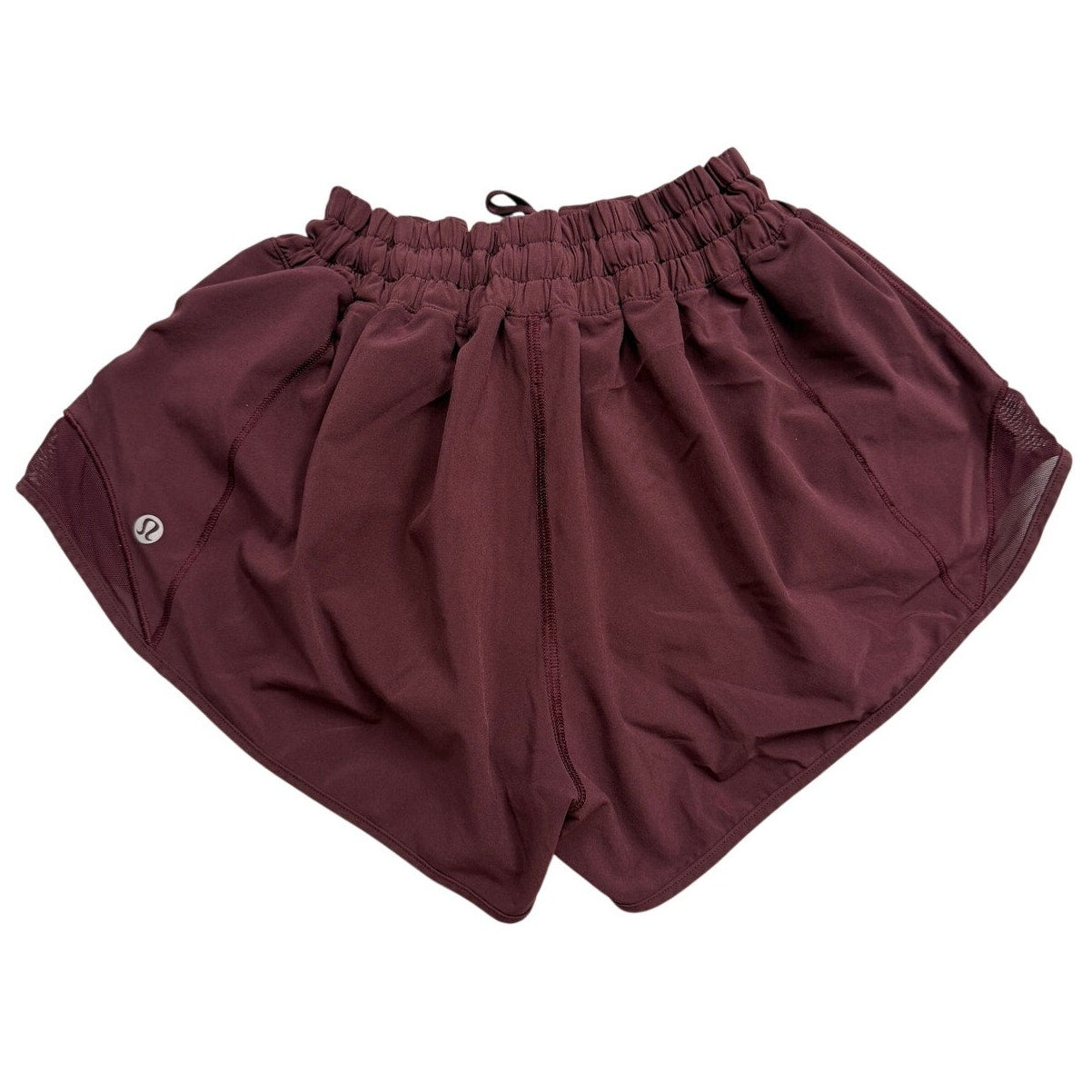 Lululemon Women’s Burgundy Running Shorts Size 8 Regular Lined Athletic