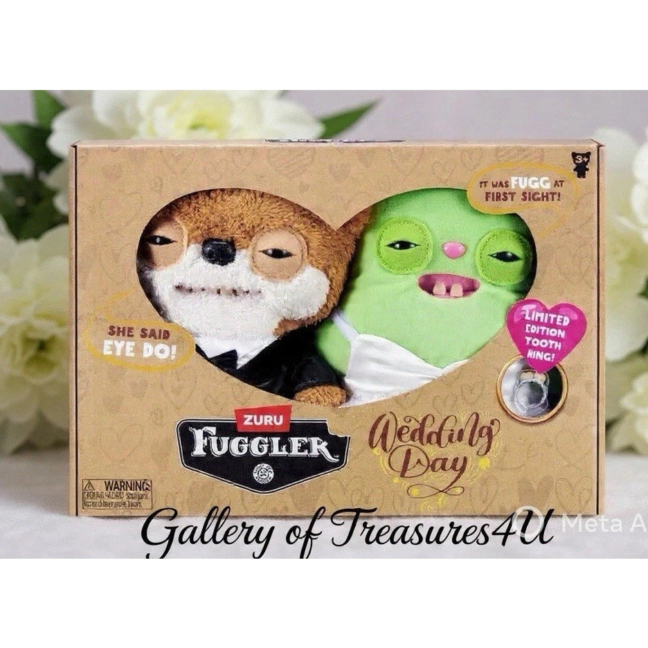 ZURU Fuggler Wedding Day Plush Set Limited Edition Tooth Ring – New in Box
