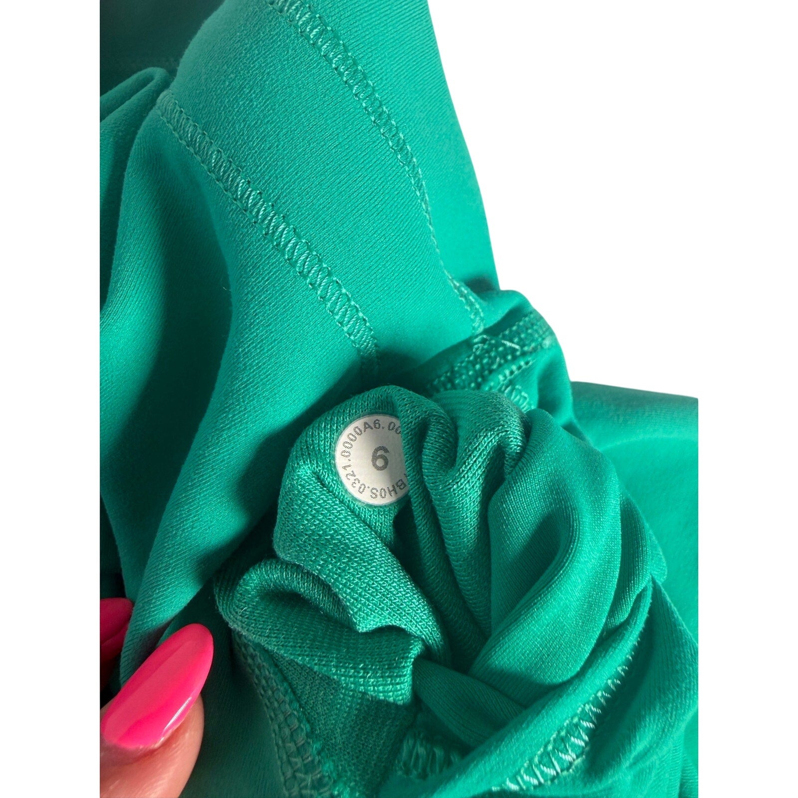 Lululemon Women’s High-Rise Biker Shorts Teal Green Size 6