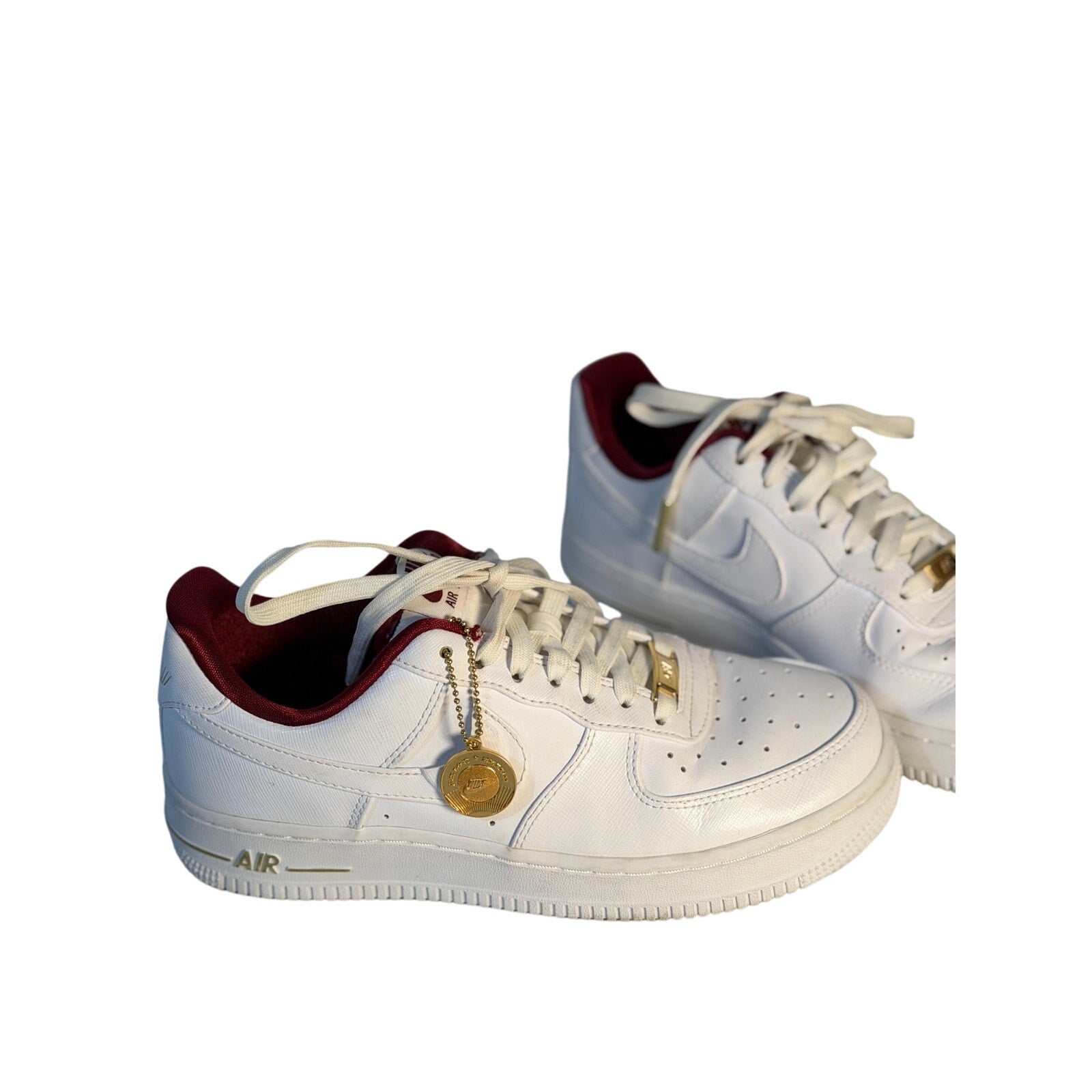 Nike Air Force 1 '07 LV8 White Team Red Men's Sneakers Size 7 New DV7584-100