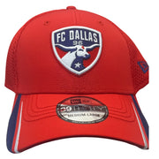 New Era FC Dallas 39THIRTY Stretch Fit Hat Red Medium-Large MLS