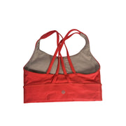 Lululemon Women’s Strappy Longline Sports Bra Coral Red Size 4