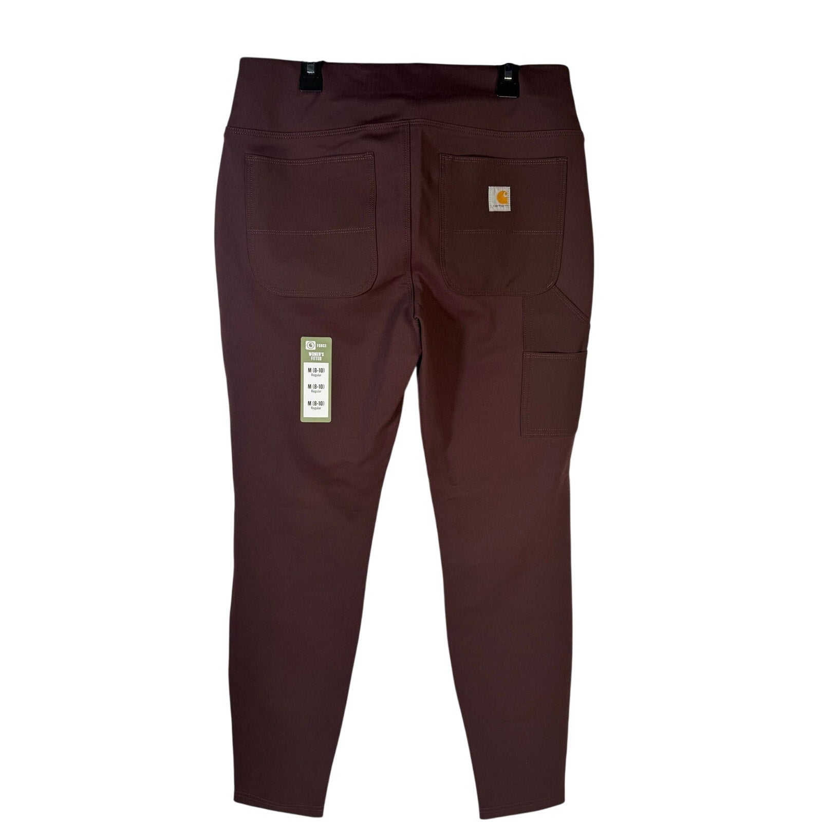 Carhartt Force Women’s Fitted Utility Pants Size M 8-10 Regular Brown New