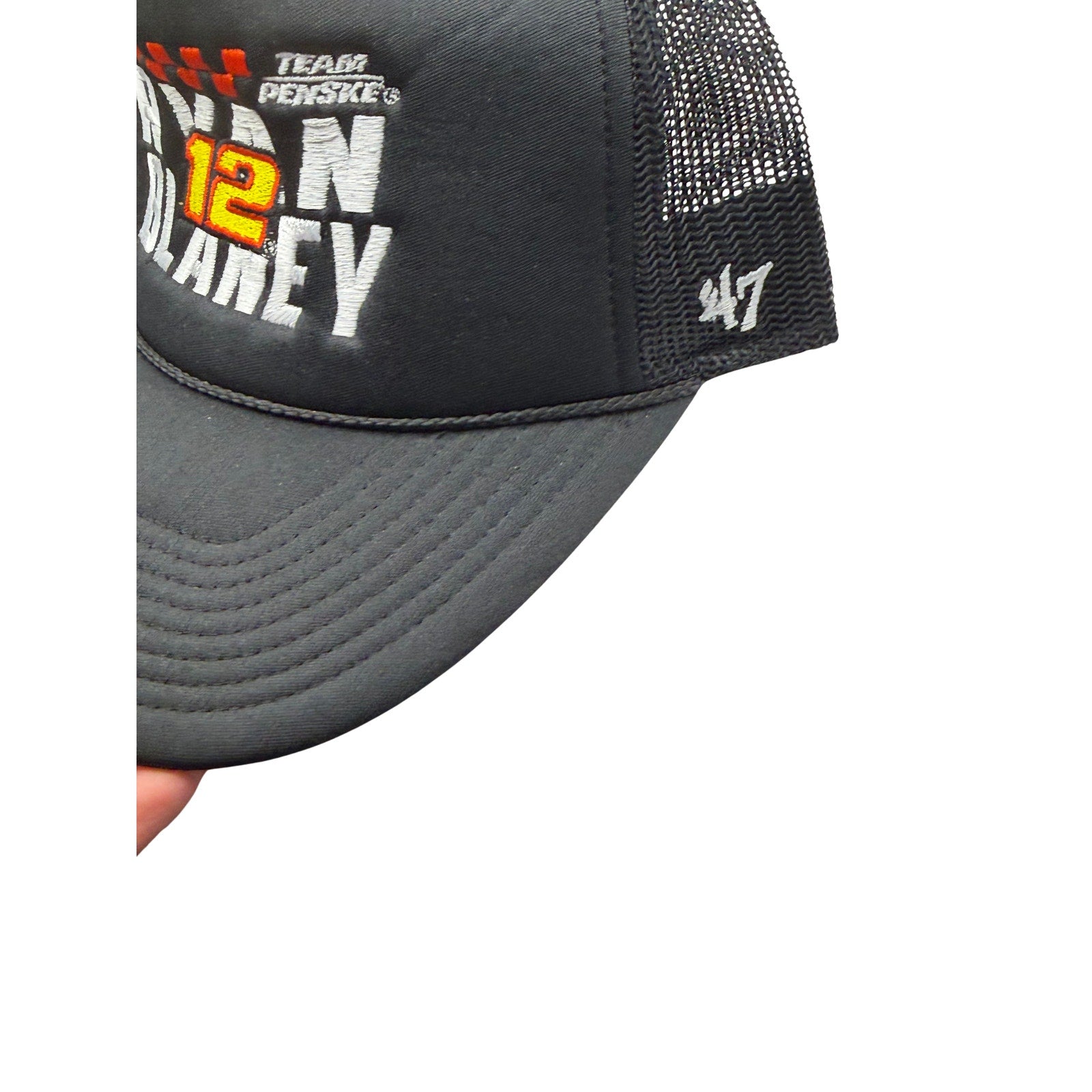 Ryan Blaney #12 Team Penske NASCAR ’47 Trucker Snapback Hat Black