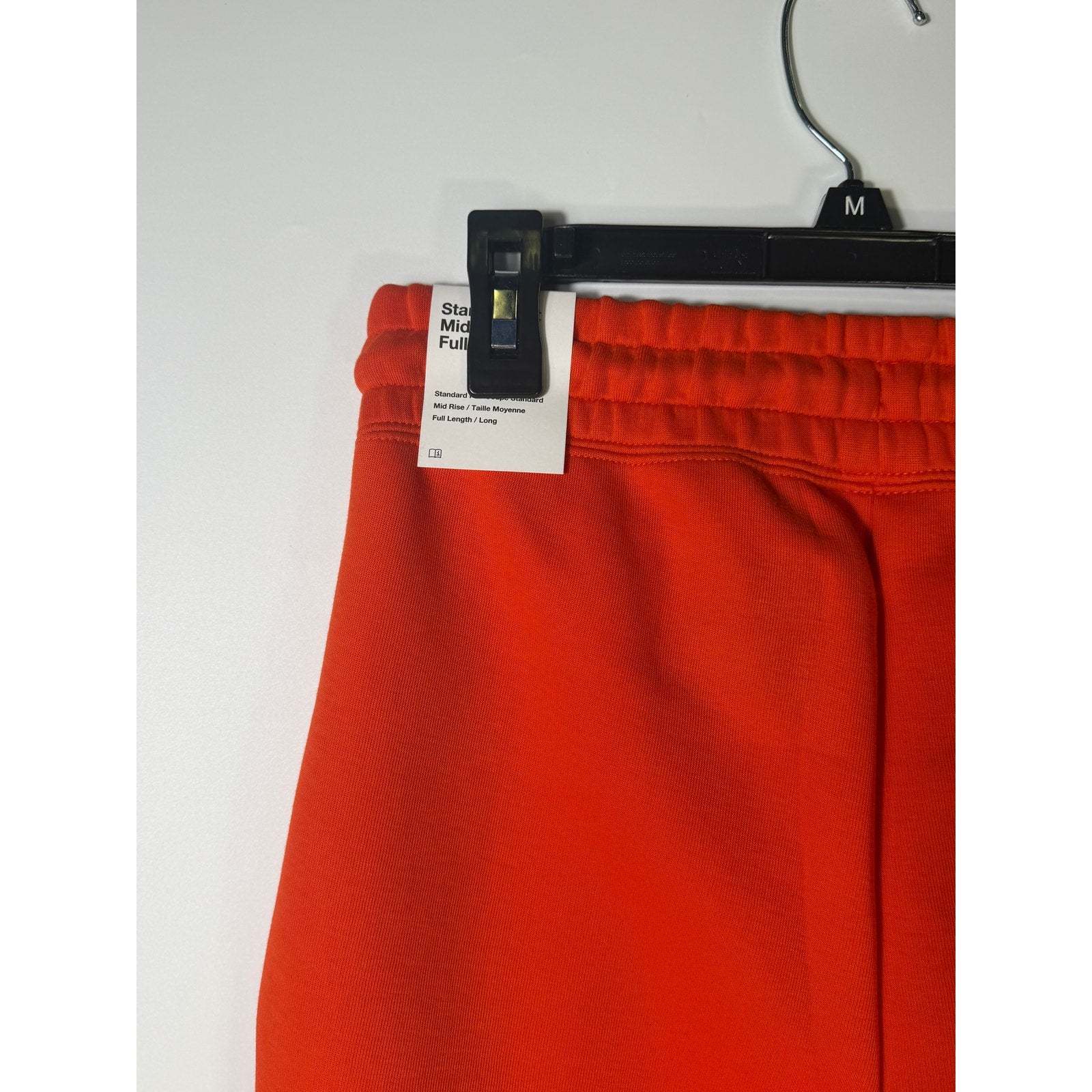 Nike Sportswear Phoenix Fleece Jogger Pants Women's XS Bright Orange Mid Rise NWT