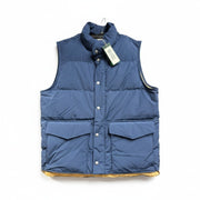 The Normal Brand Men’s Blue Insulated Puffer Vest Snap Front New M
