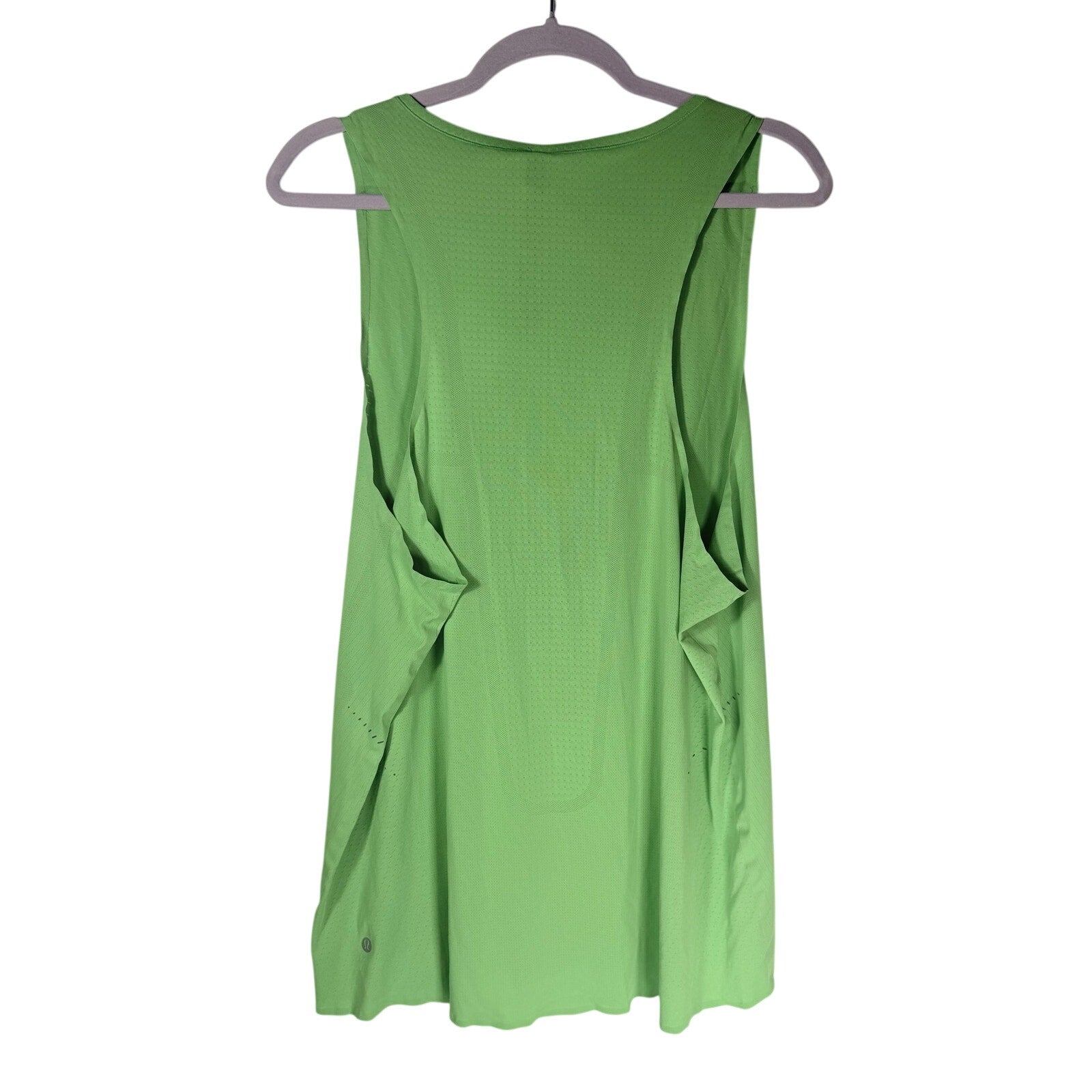 Lululemon Women’s Open-Back Athletic Tank Top Lime Green Size XL