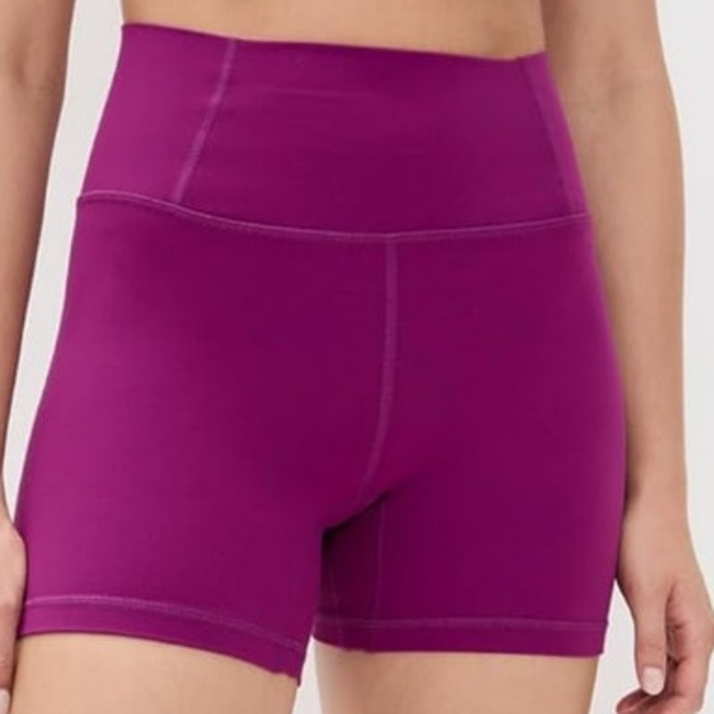 Free People Movement “Never Better” Bike Shorts – Mulberry – Size Large