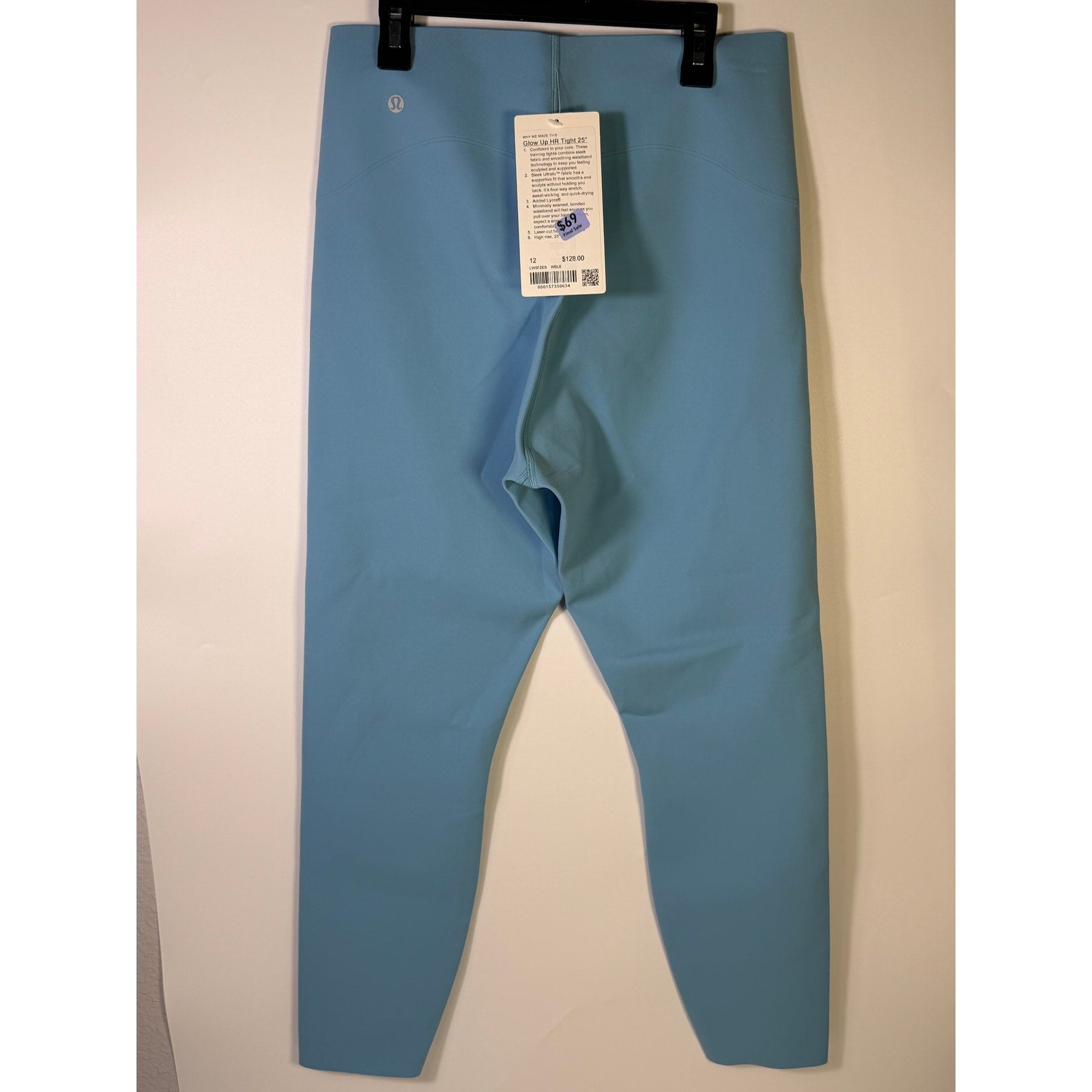 Lululemon Glow Up HR Tight 25" Leggings – Women's Size 12 – Windmill Blue