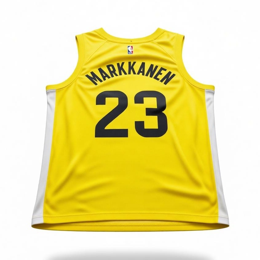 Lauri Markkanen (Large) Gold Utah Jazz Swingman Jersey - Association Edition