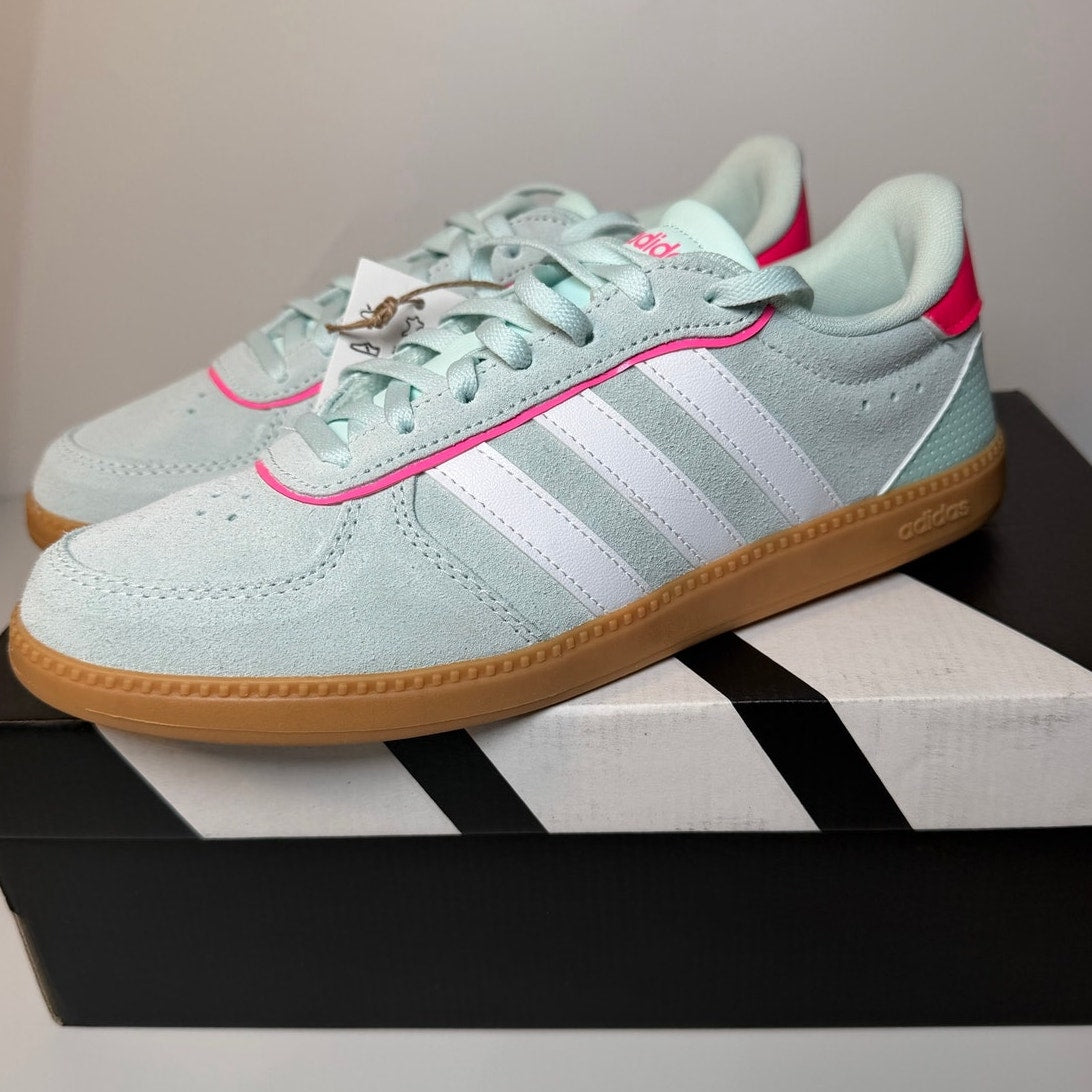 Adidas Breaknet Sleek Shoes – Mint / Pink – Women’s Size 7 – New